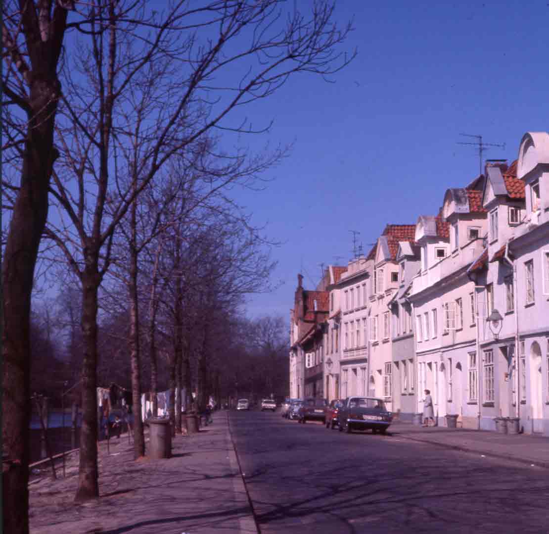 Traufenhauszeile an der Obertrave